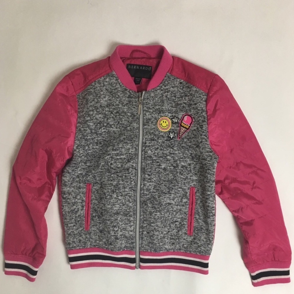 Girls Bernardo Appliqué Bomber